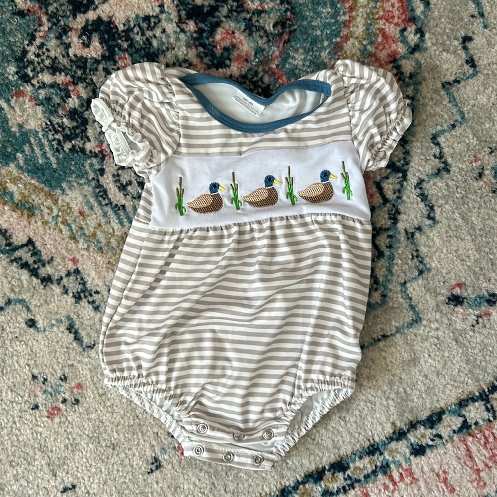 Baby girl mallard outfit